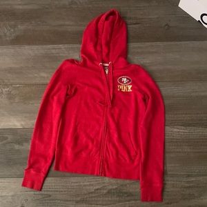 VICTORIA SECRET PINK 49ers hoodie